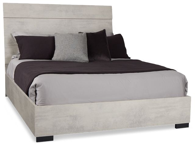 Pomona Gray Panel Bed