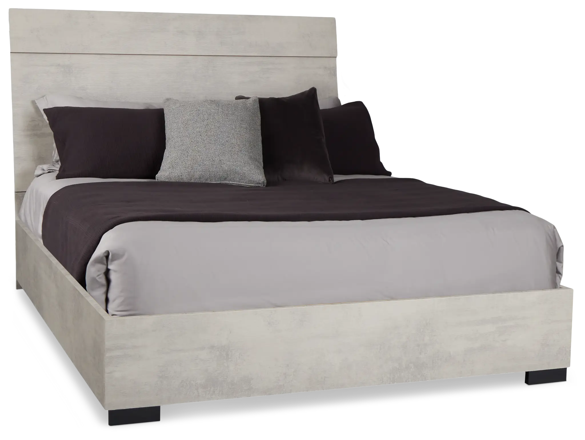 Pomona Gray Panel Bed Pomona Gray Panel Bed