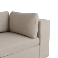 Destin Sutton Beige Fabric 4-piece Modular Sectional
