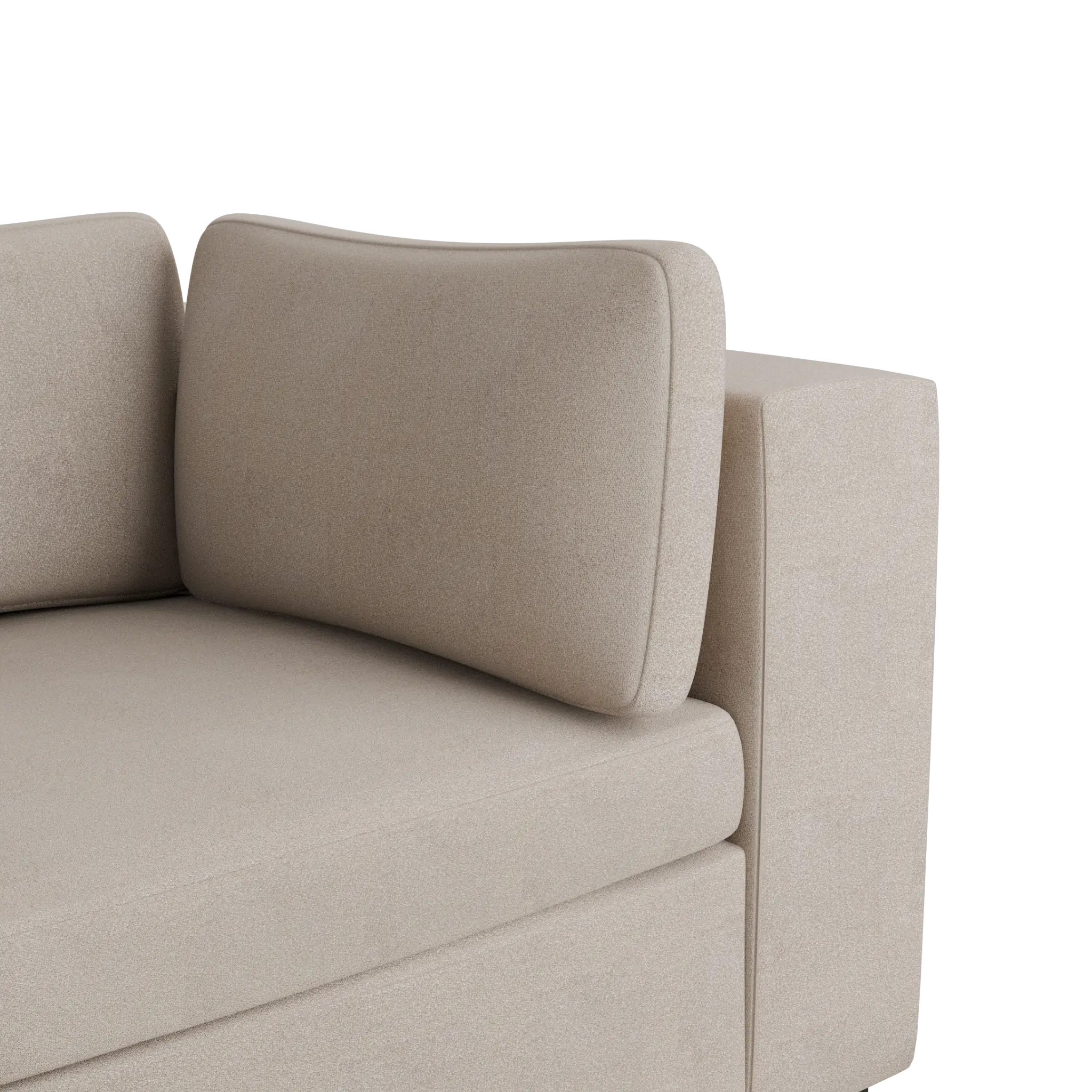 Destin Sutton Beige Fabric 4-piece Modular Sectional Destin Sutton Beige Fabric 4-piece Modular Sectional