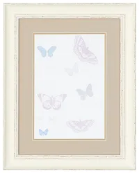 Butterfly Multicolored Framed Wall Art