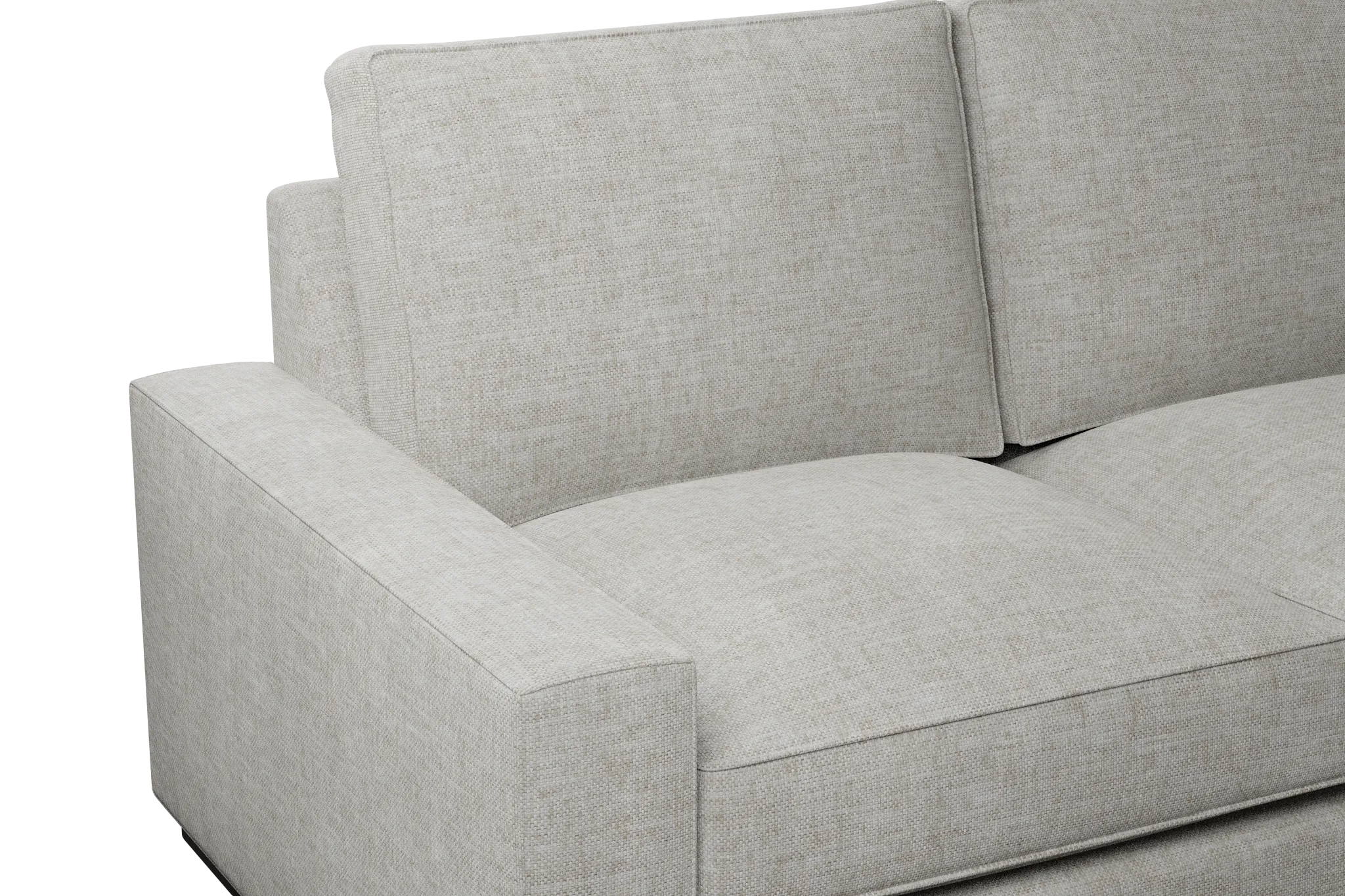 Edgewater Elevation Khaki Right Chaise Sectional