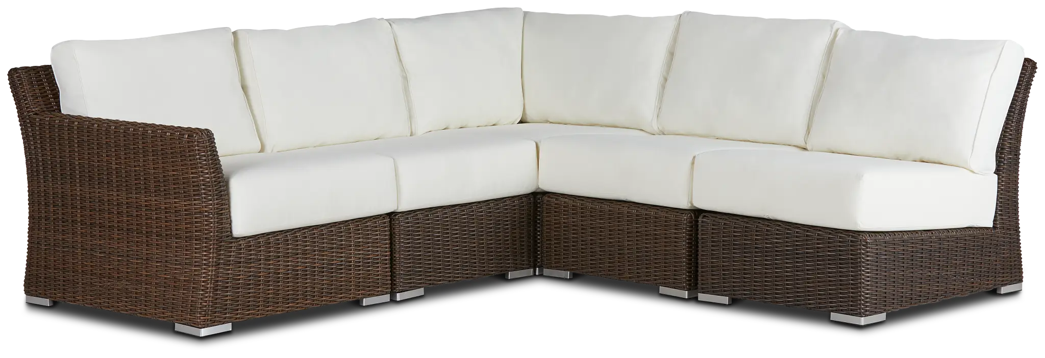 Southport White Left 5-piece Modular Sectional Southport White Left 5-piece Modular Sectional