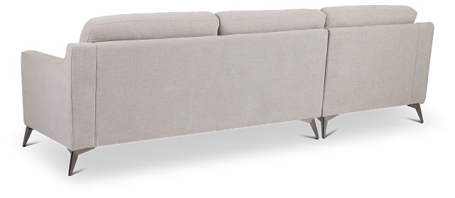 Talia Gray Fabric Left Chaise Sectional