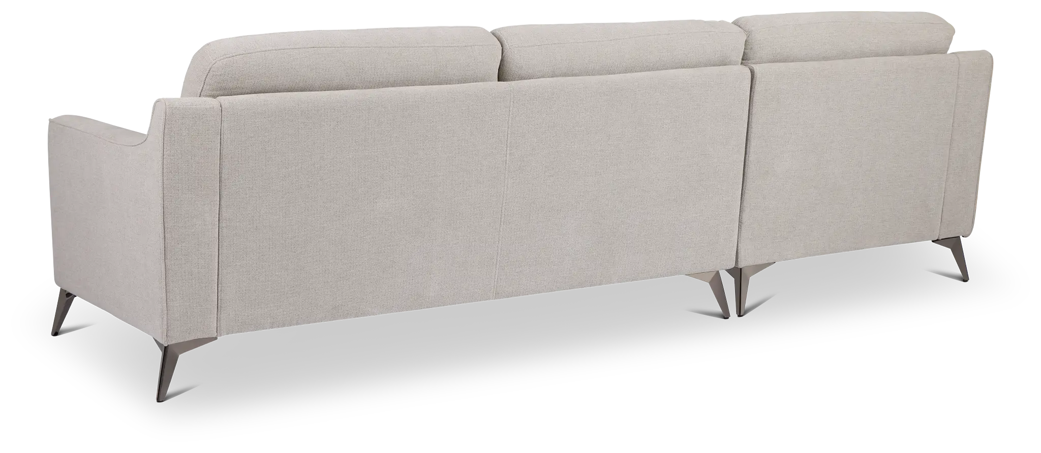 Talia Gray Fabric Left Chaise Sectional Talia Gray Fabric Left Chaise Sectional