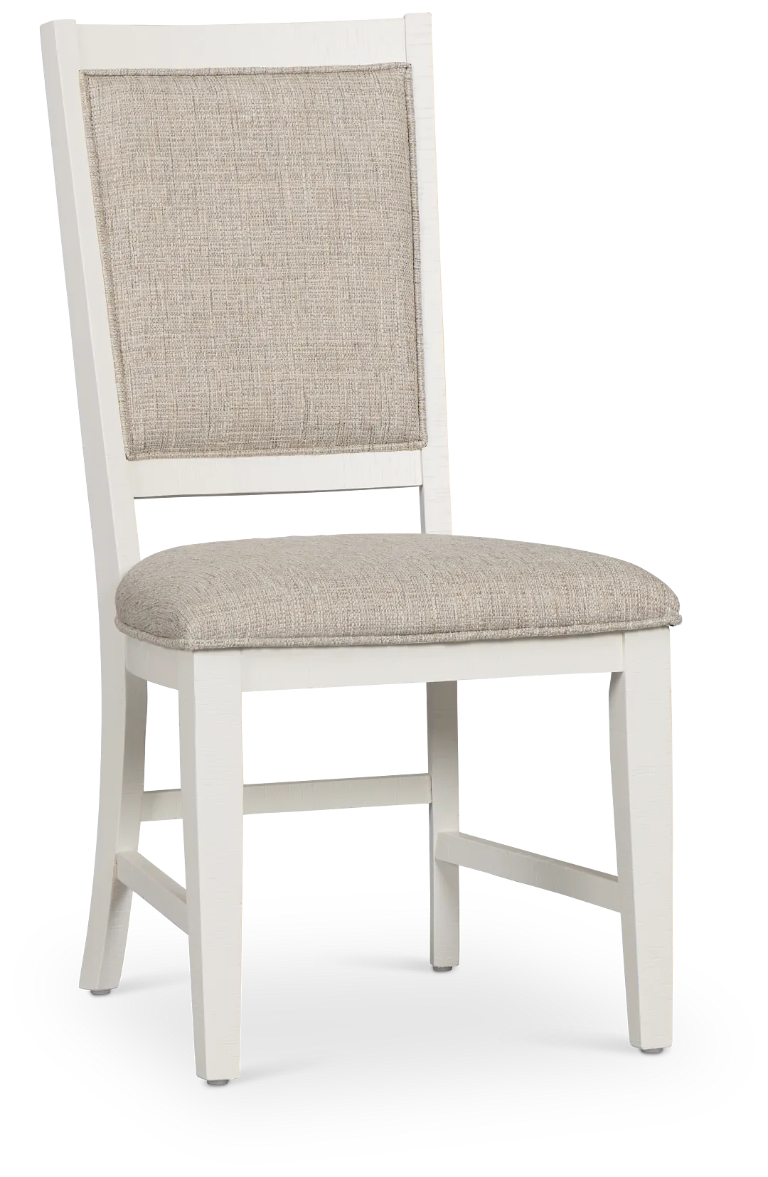Heron Cove White Upholstered Side Chair