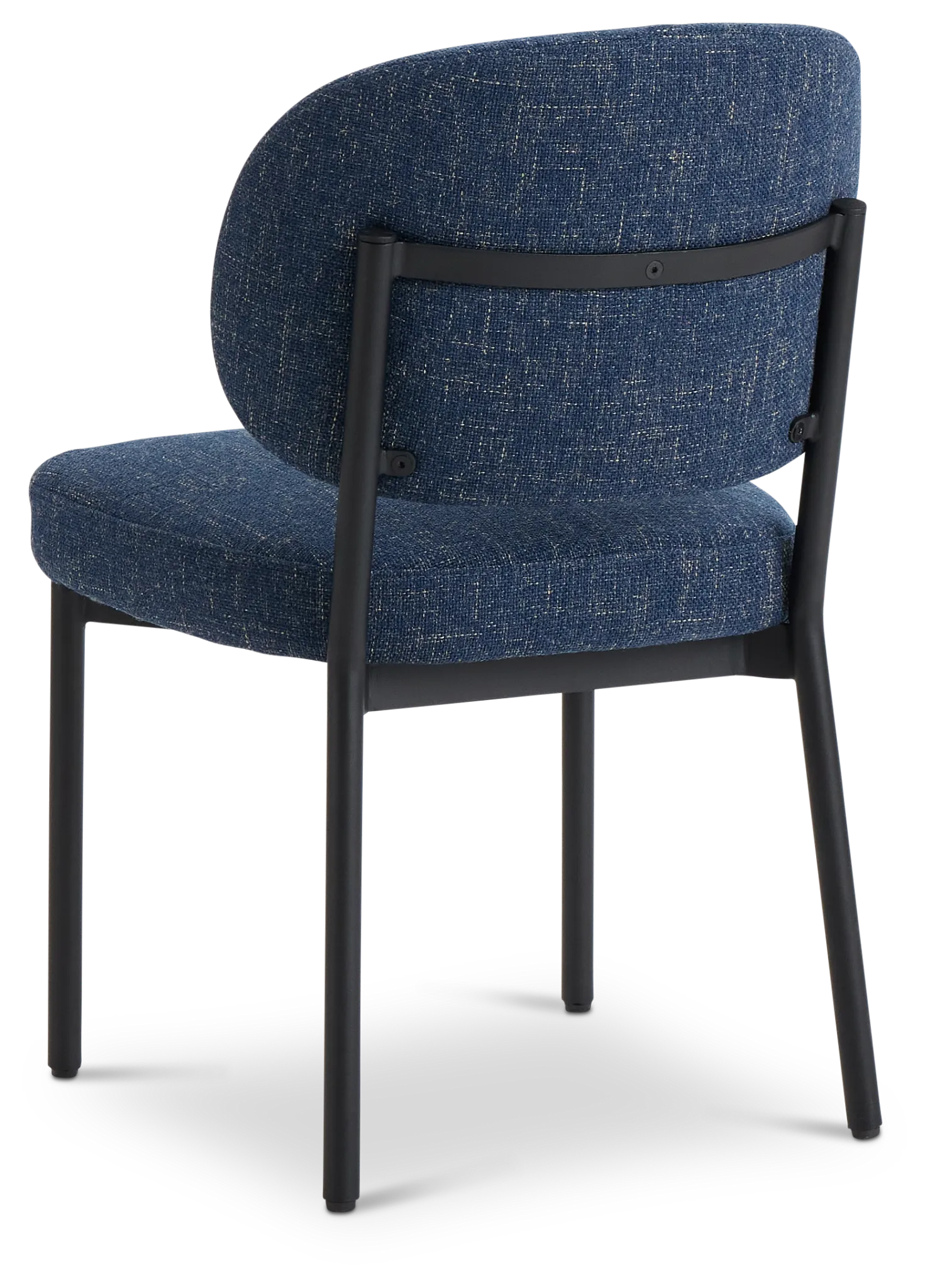 Chicago Dark Blue Upholstered Side Chair
