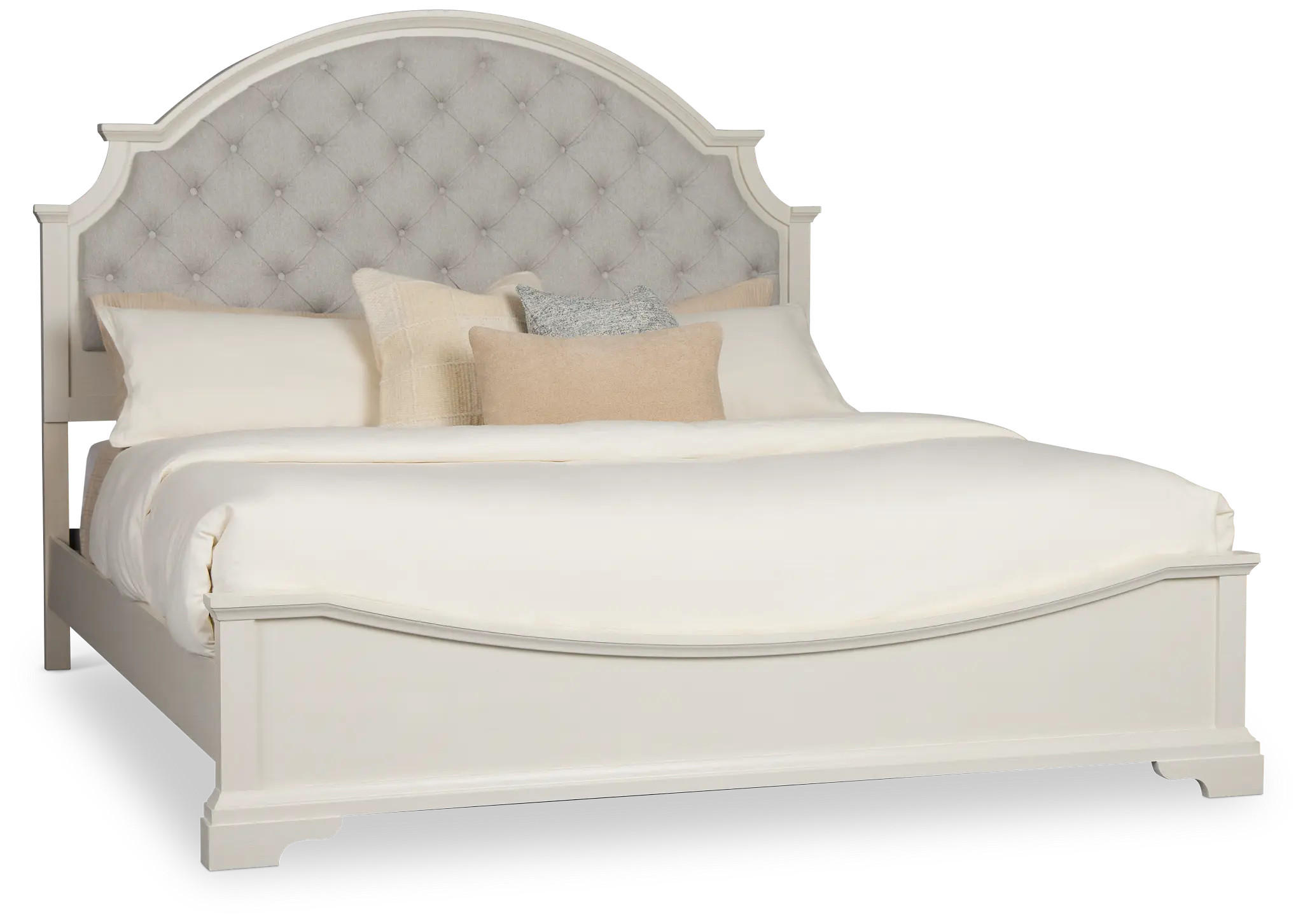 Charlotte White Uph Panel Bed Charlotte White Uph Panel Bed