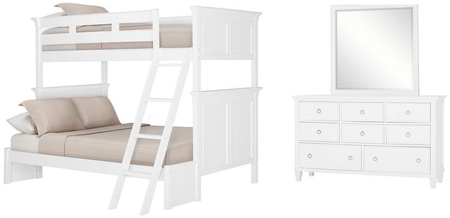 Tamara White Bunk Bed Bedroom