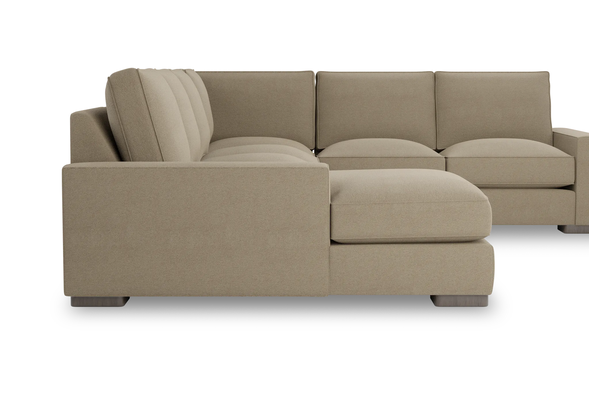 Edgewater Elite Taupe Medium Left Chaise Sectional