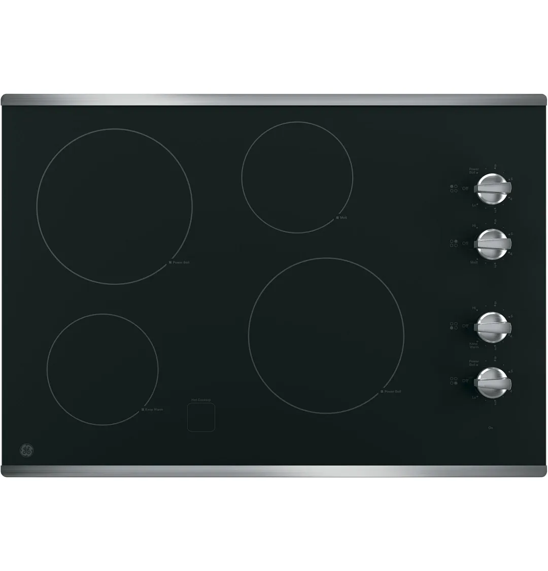 Ge 3030 Series Stainless Steel 30" Electric Cook Top