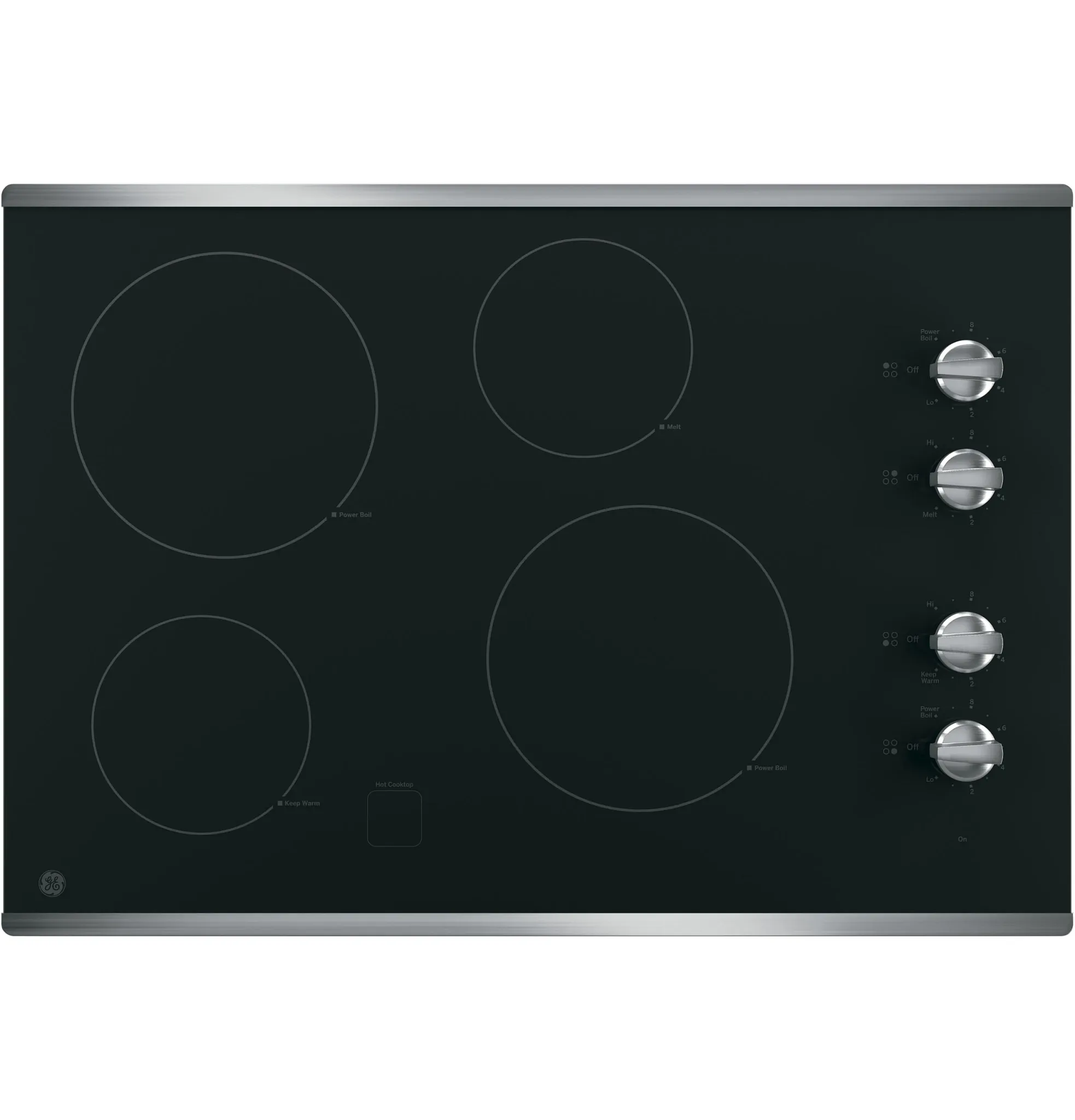 Ge 3030 Series Stainless Steel 30" Electric Cook Top