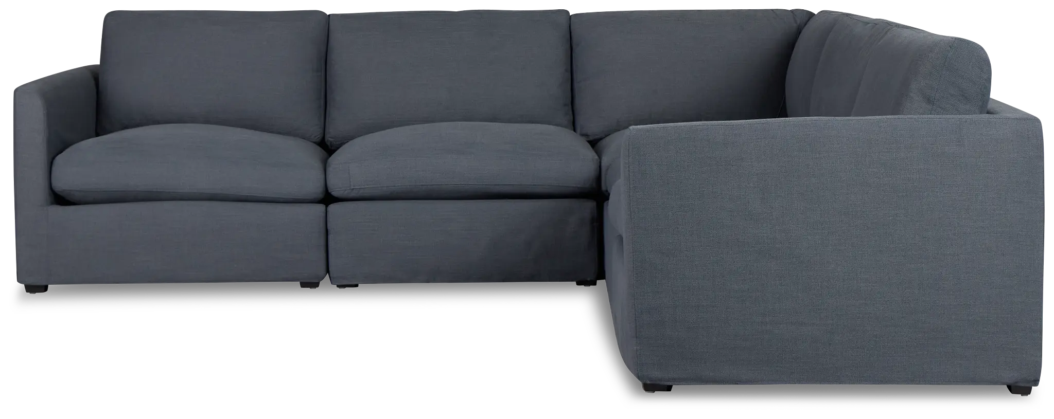 Willow Navy Fabric Medium Two-arm Sectional Willow Navy Fabric Medium Two-arm Sectional