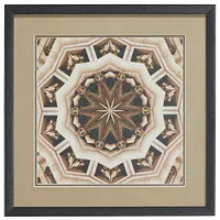 Contour Brown Framed Wall Art