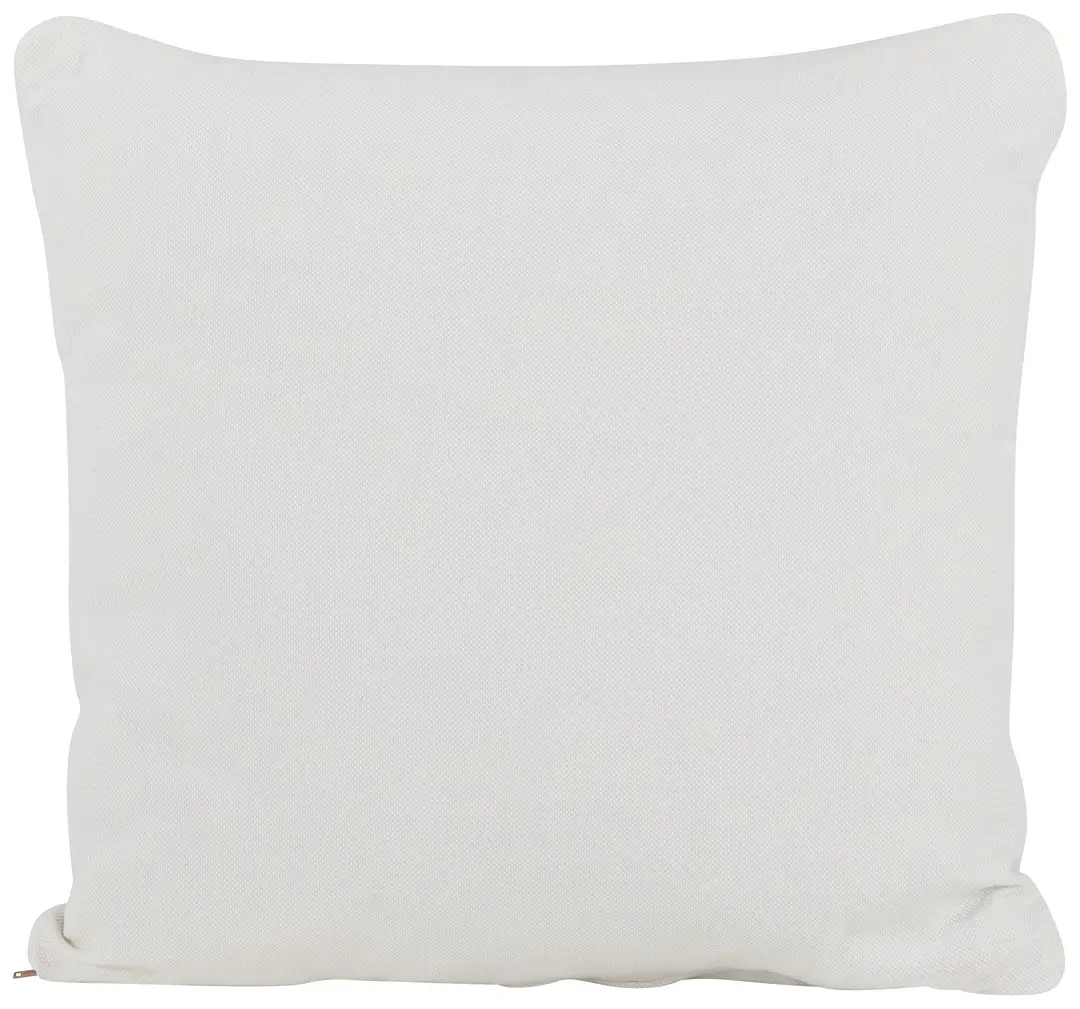 Turner White Fabric Square Accent Pillow Turner White Fabric Square Accent Pillow