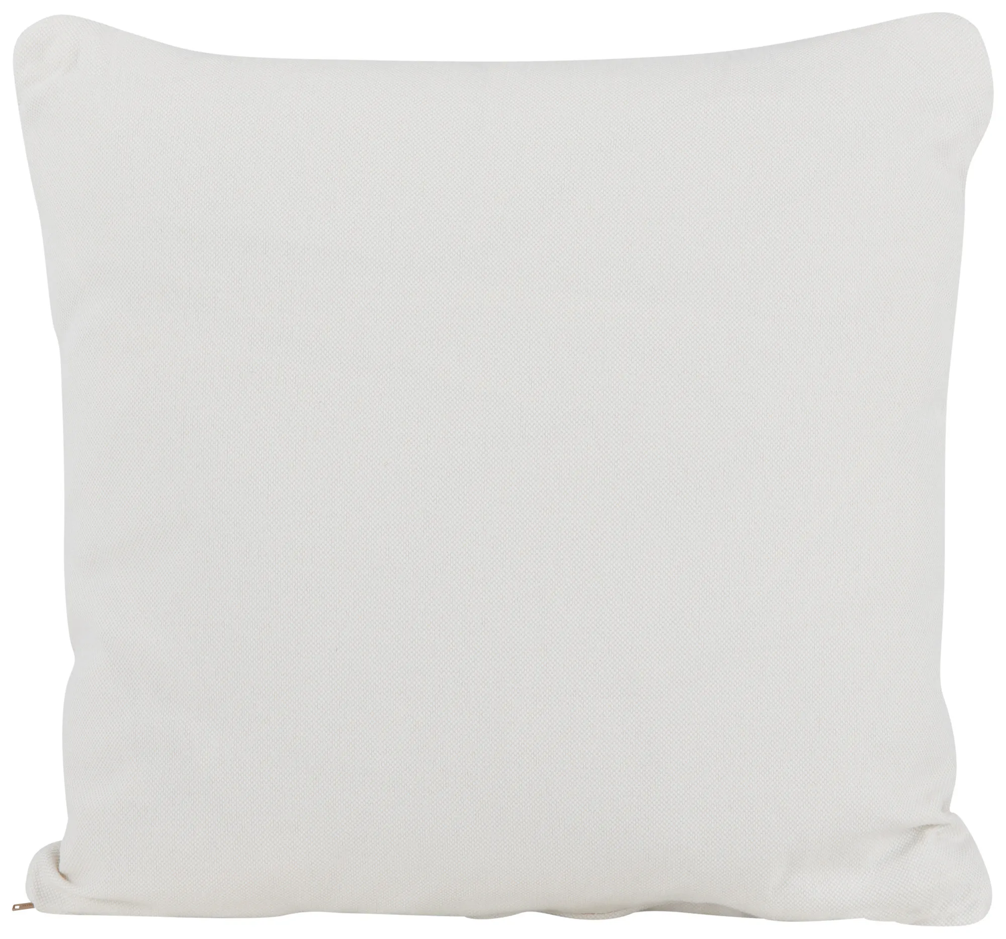 Turner White Fabric Square Accent Pillow