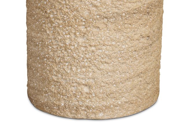 Vina Beige Round End Table