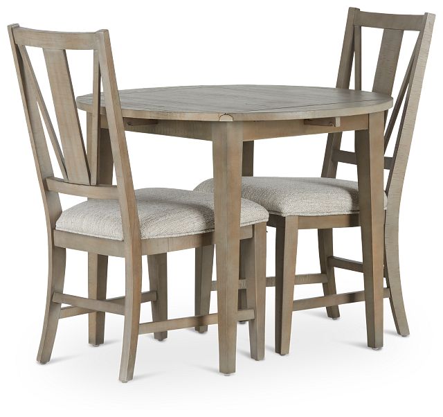 Heron Cove Light Tone 38" Table & 2 Chairs