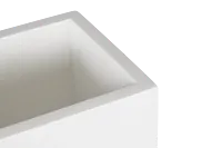 Ramble White Wood Pen Holder