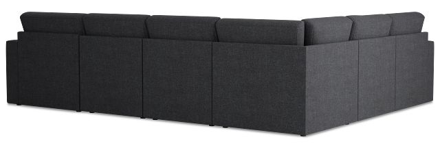Citymod Dark Gray Fabric Medium Right Chaise Sectional