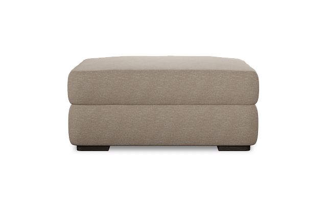 Edgewater Victory Taupe Ottoman