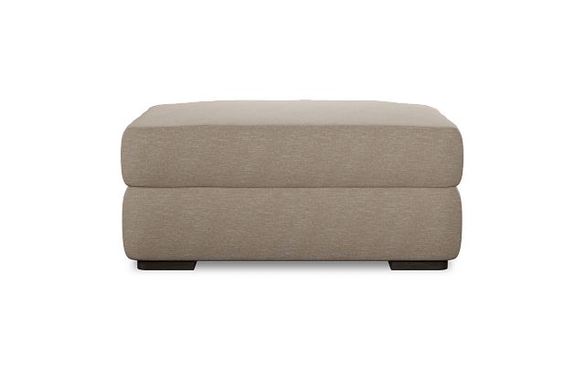 Edgewater Victory Taupe Ottoman