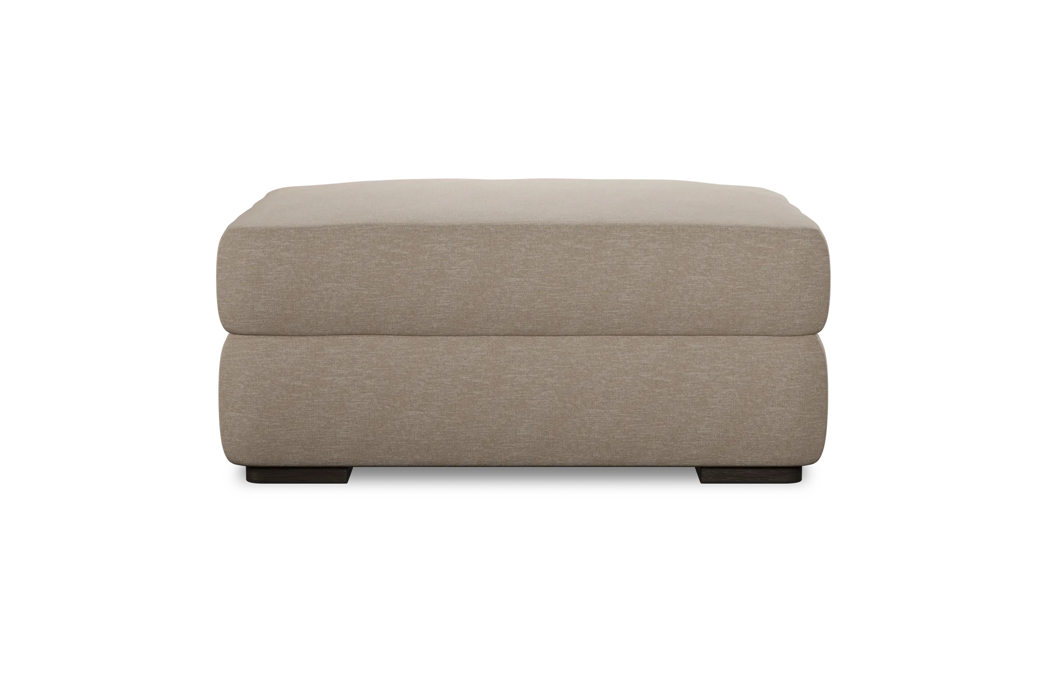 Edgewater Victory Taupe Ottoman