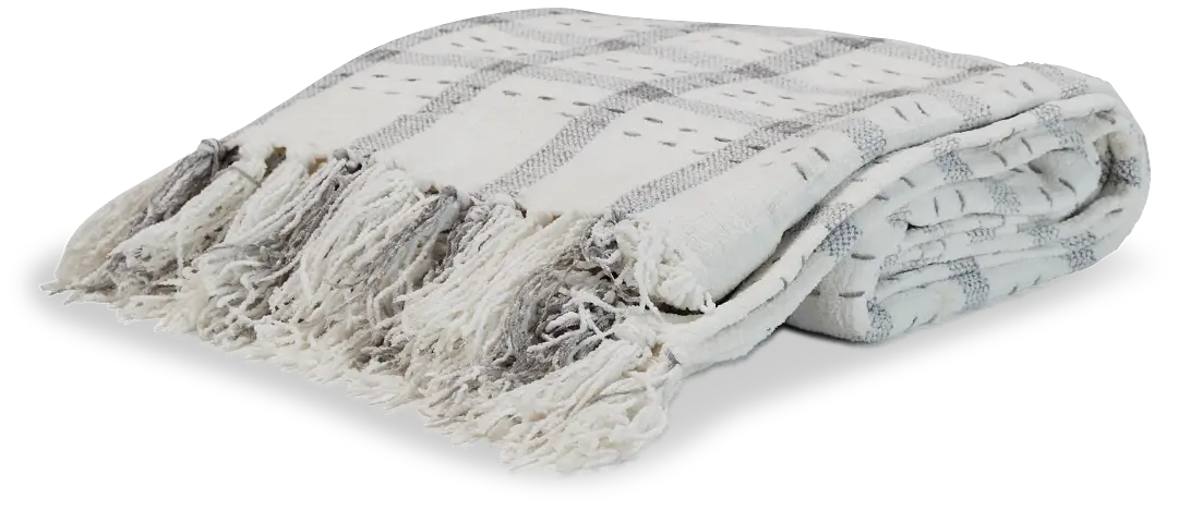 Mick Graystripe 60" X 90" Throw Mick Graystripe 60" X 90" Throw