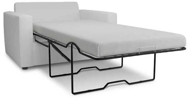 Siesta Suave White Fabric Cooling Memory Foam Sleeper