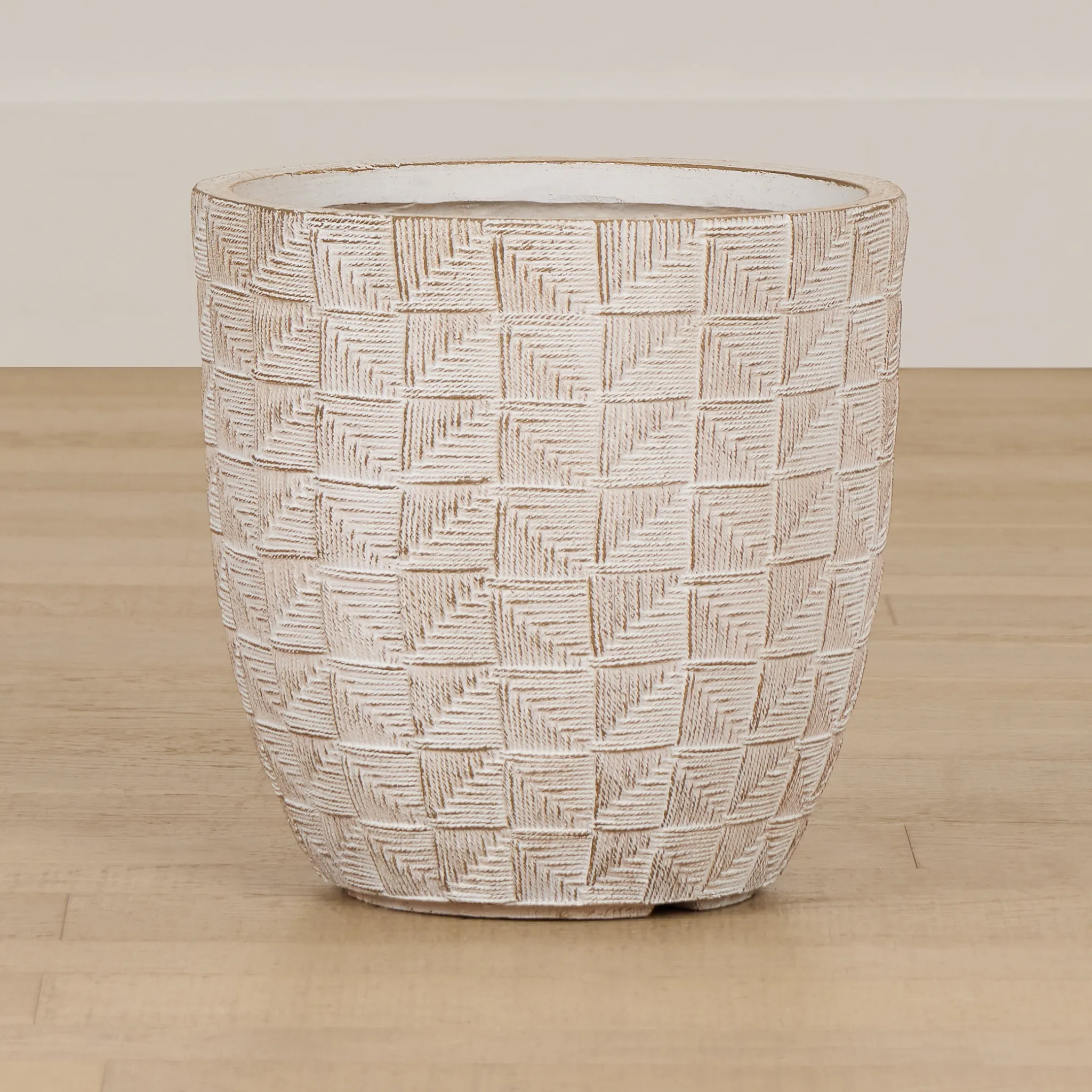 Keana Beige Small Planter