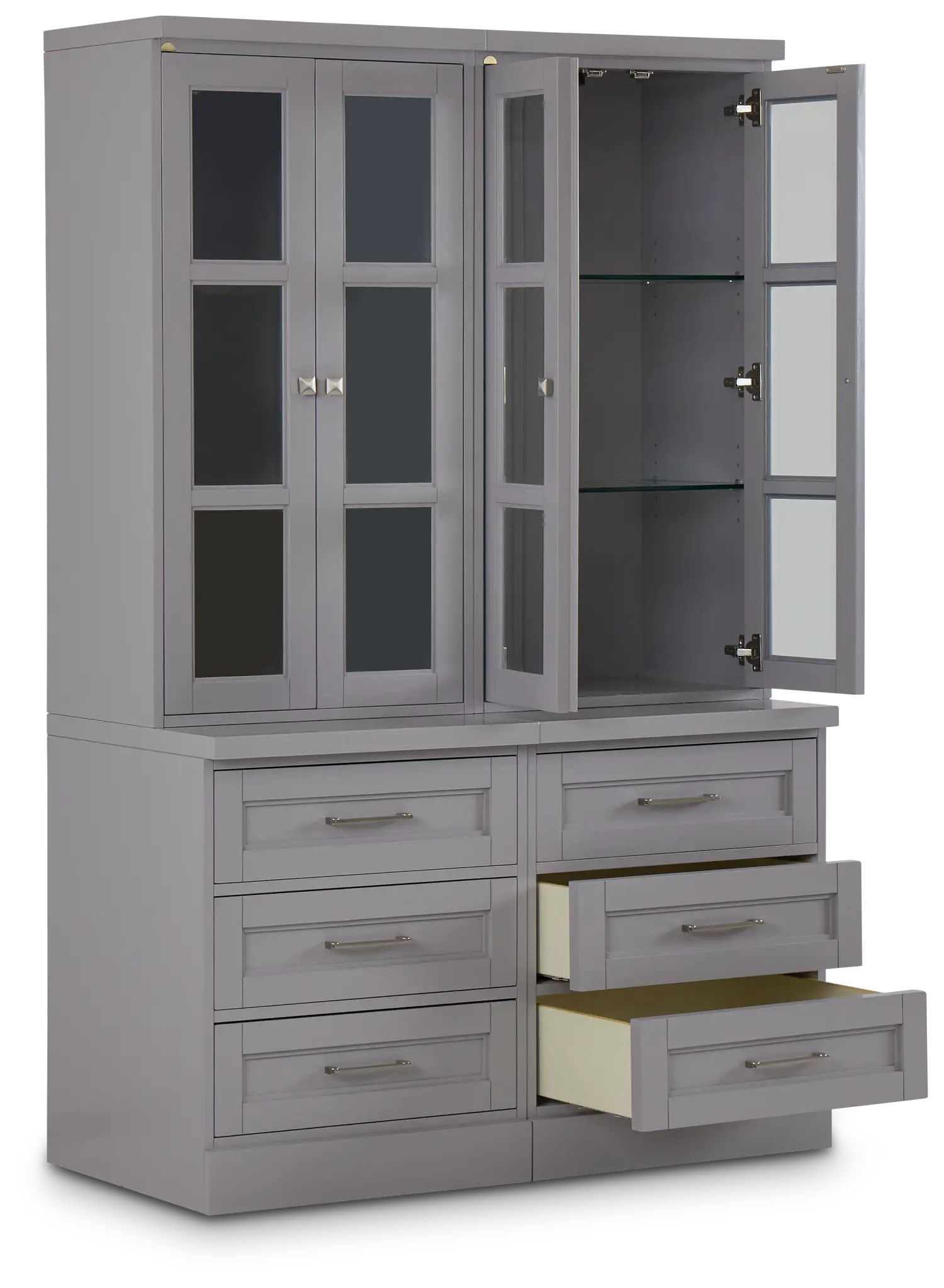 Newport Gray Drawer Bookcase Newport Gray Drawer Bookcase