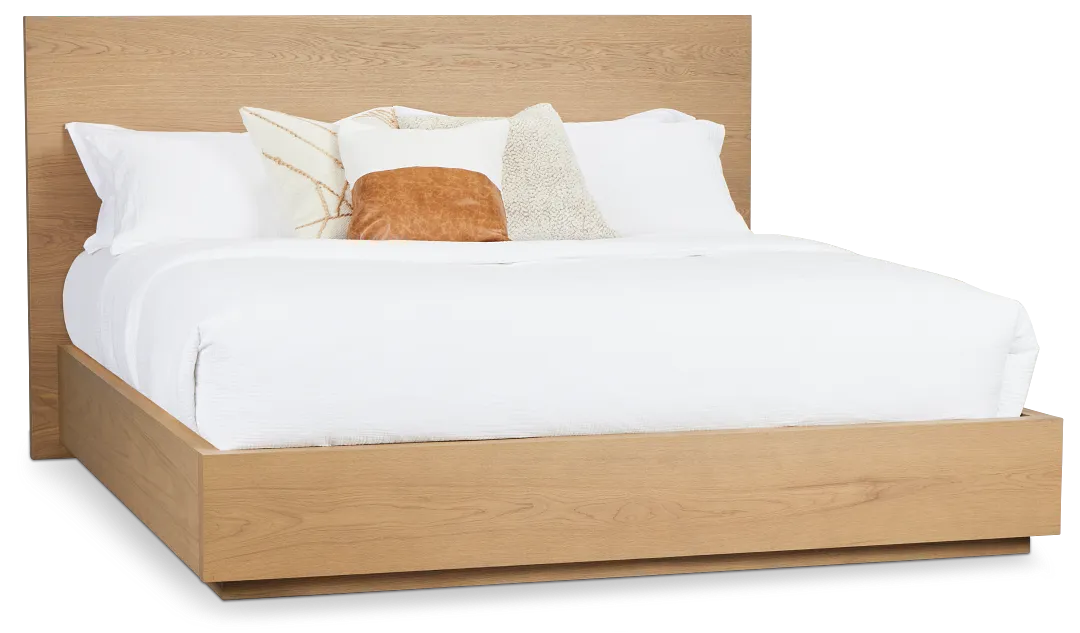 Haven Light Tone Platform Bed