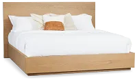 Haven Light Tone Platform Bed