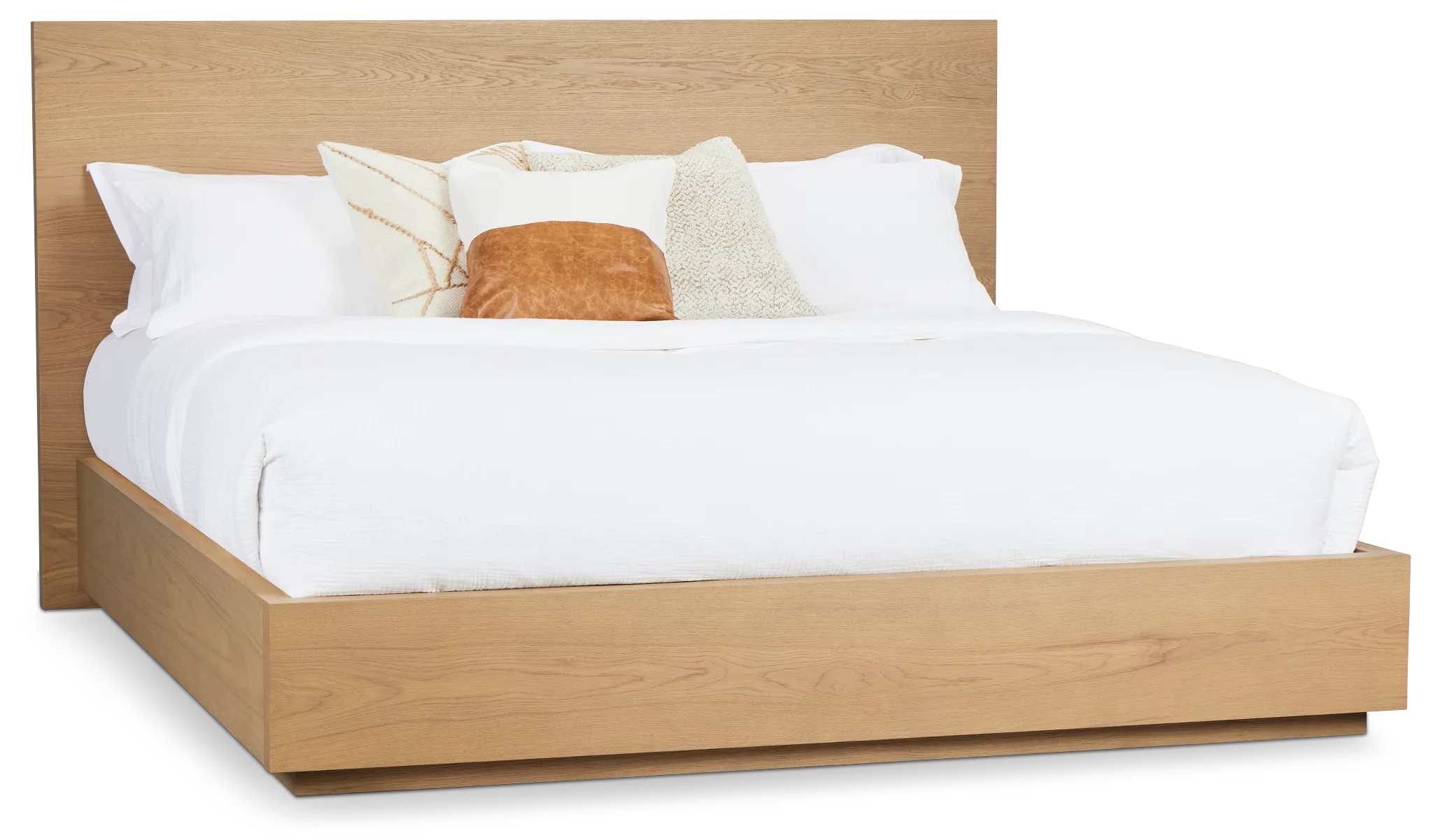 Haven Light Tone Platform Bed