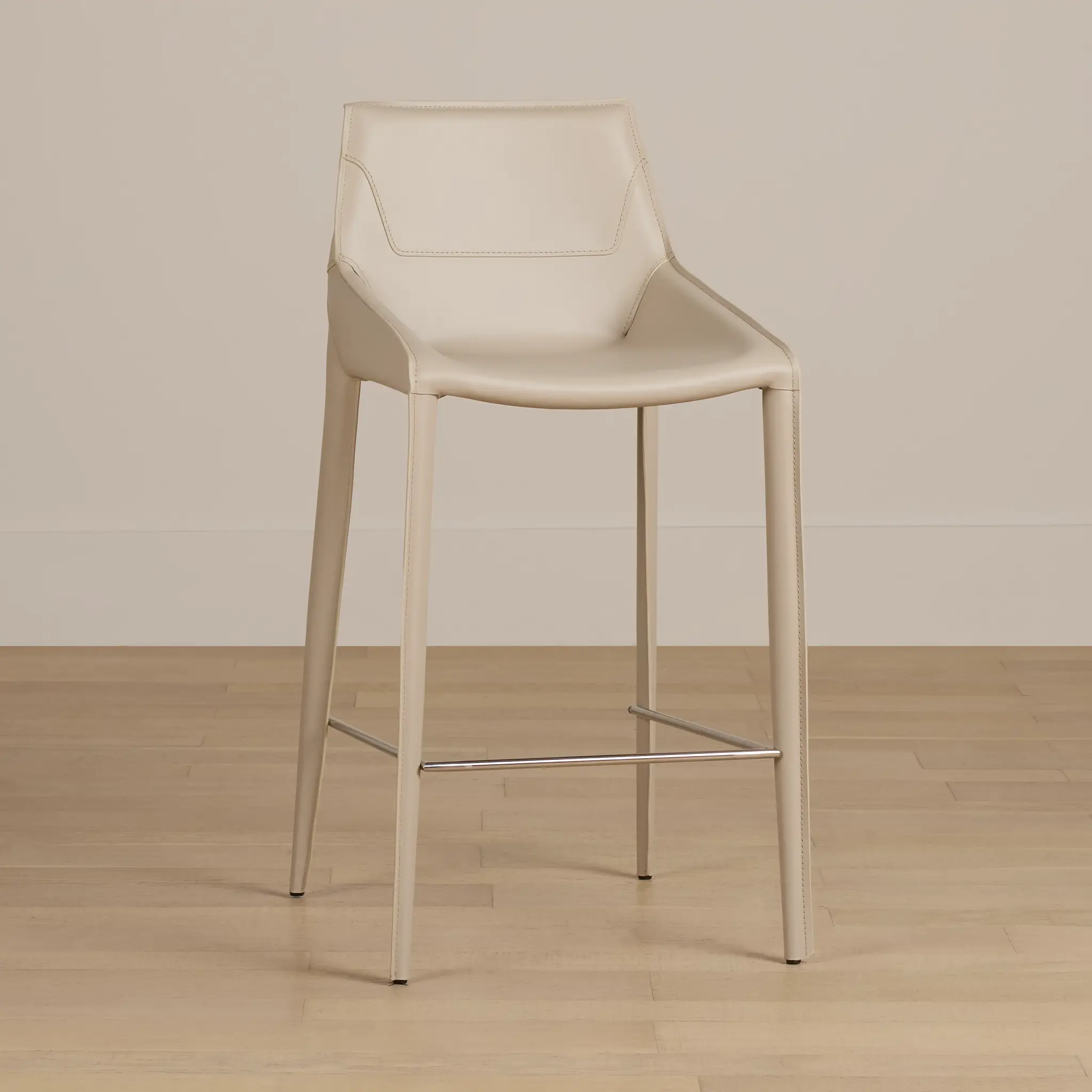 Wayne Light Beige 27" Upholstered Barstool Wayne Light Beige 27" Upholstered Barstool