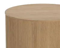 Delphi Light Tone Round End Table