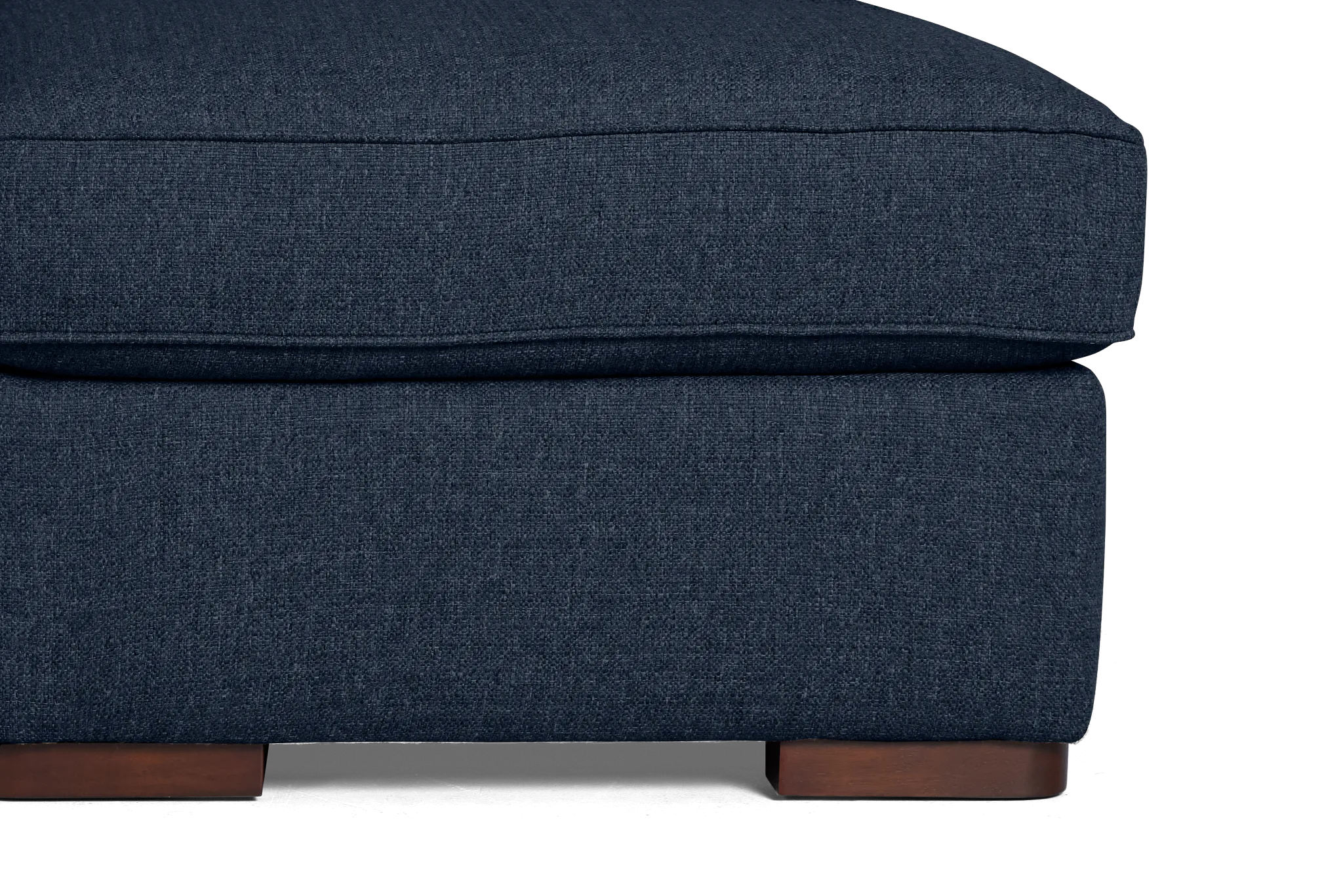 Sinclair Dark Blue Fabric Large Right Chaise Sectional