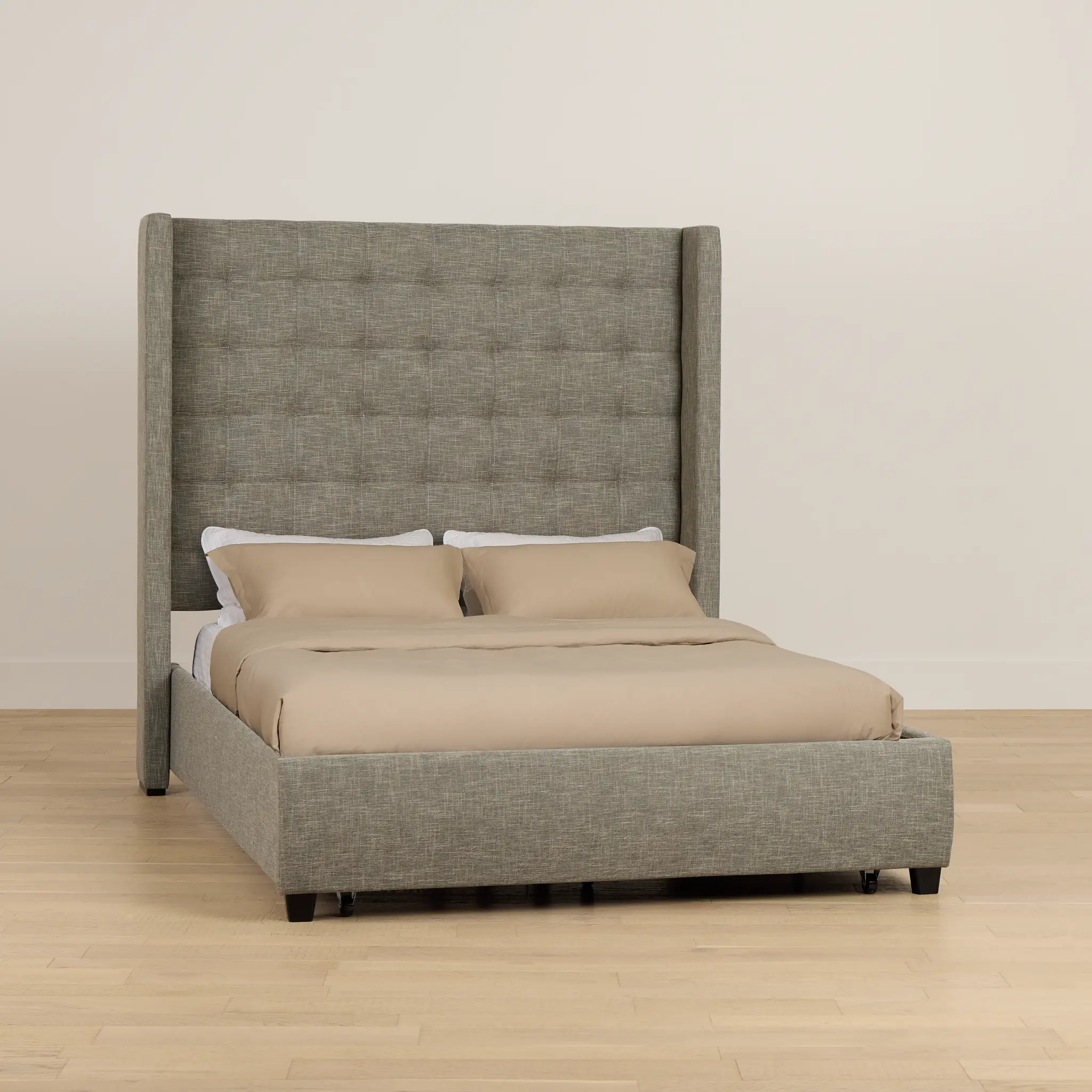 Chatham Gray High Platform Storage Bed Chatham Gray High Platform Storage Bed
