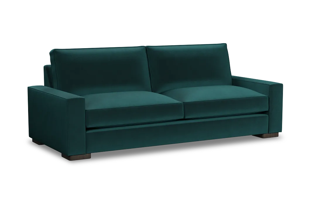 Edgewater Joya Teal 96" Sofa W/ 2 Cushions