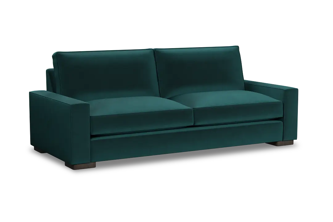 Edgewater Joya Teal 96" Sofa W/ 2 Cushions Edgewater Joya Teal 96" Sofa W/ 2 Cushions
