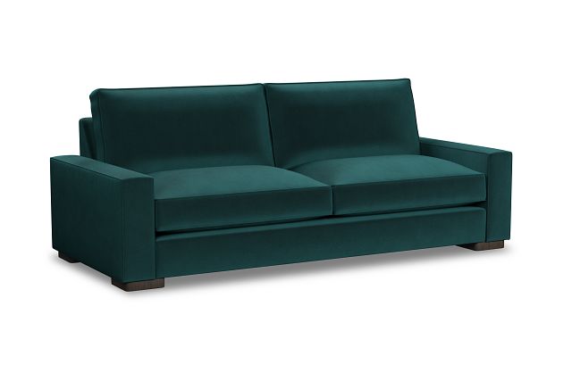 Edgewater Joya Teal 96" Sofa W/ 2 Cushions