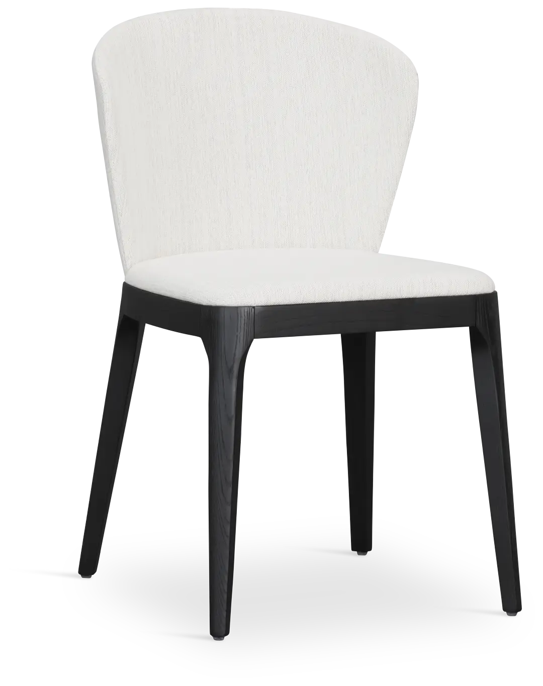 Nomad Light Beige Upholstered Side Chair W/ Black Legs Nomad Light Beige Upholstered Side Chair W/ Black Legs