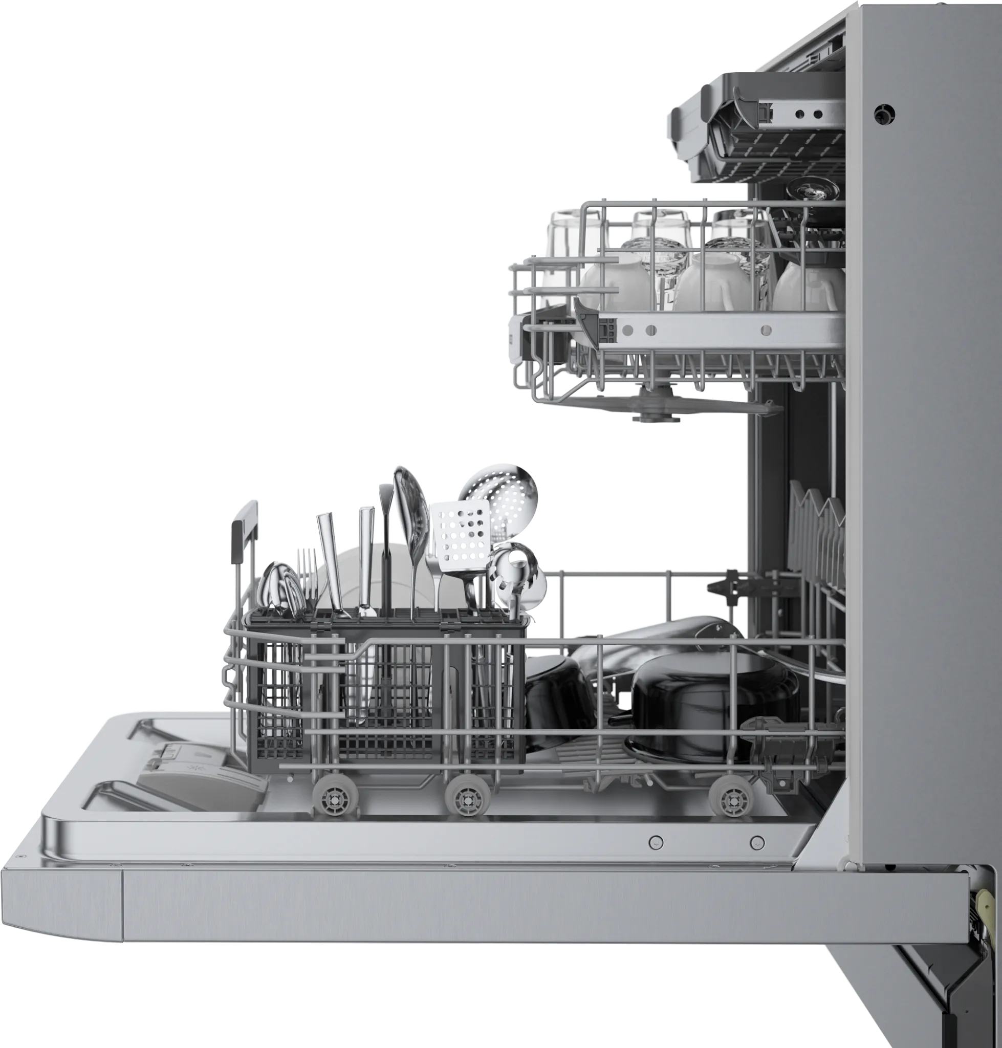 Bosch 800 Series Stainless Steel 18" Built In Dishwasher