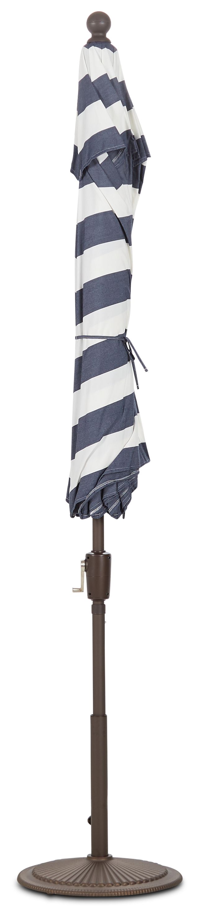 Maui Dark Blue Stripe Umbrella Set (1)