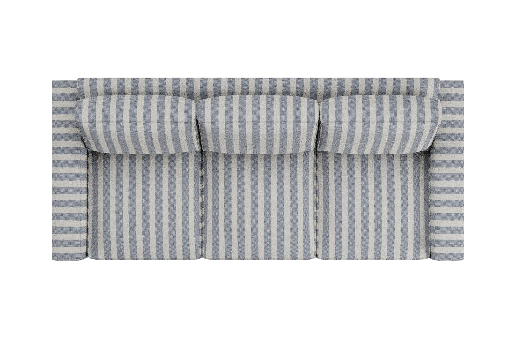 Edgewater Sea Lane Dark Blue 96" Sofa W/ 3 Cushions