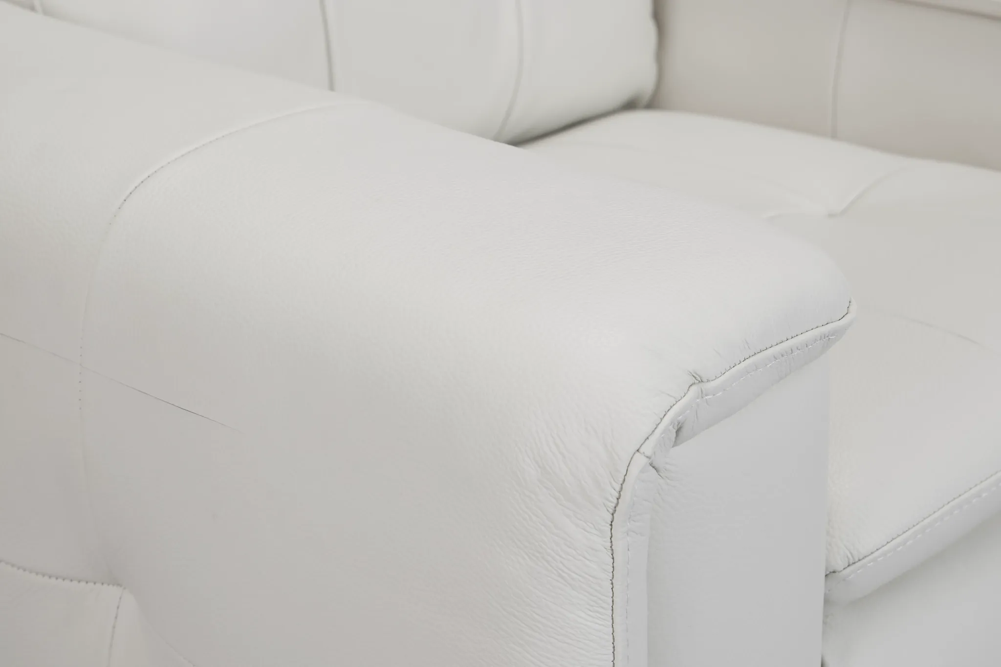 Rowan Light Beige Leather Chair