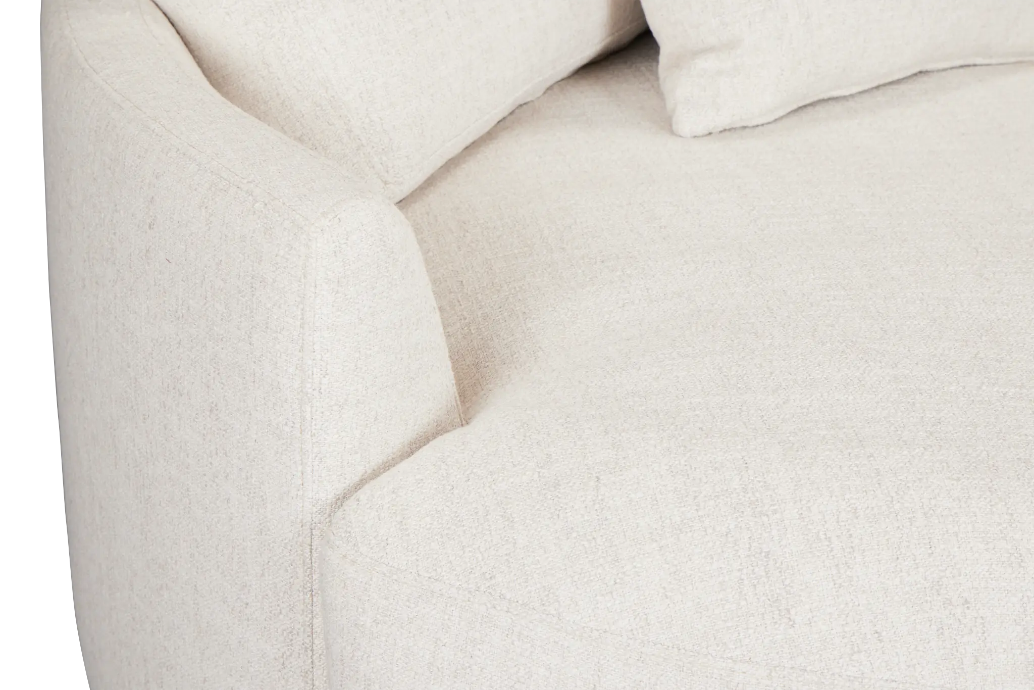 Maeve Light Beige Fabric Left-arm Cuddler Sectional Maeve Light Beige Fabric Left-arm Cuddler Sectional