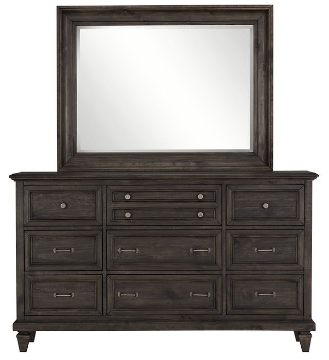 Sonoma Dark Tone Dresser & Mirror (3)