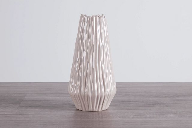 Modesto Taupe Small Vase