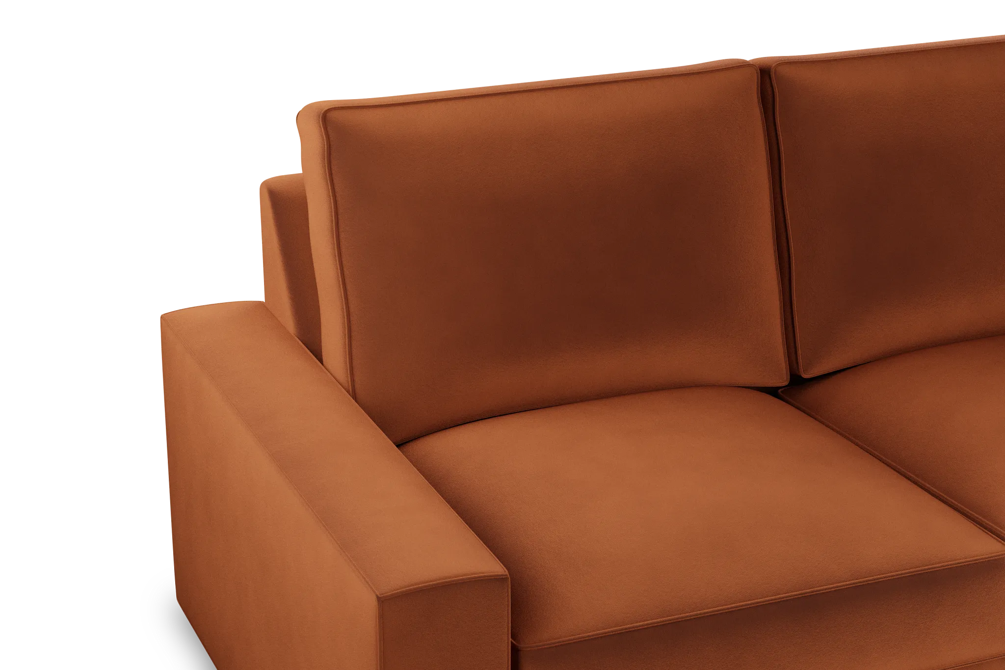 Edgewater Joya Orange Large Two-arm Sectional